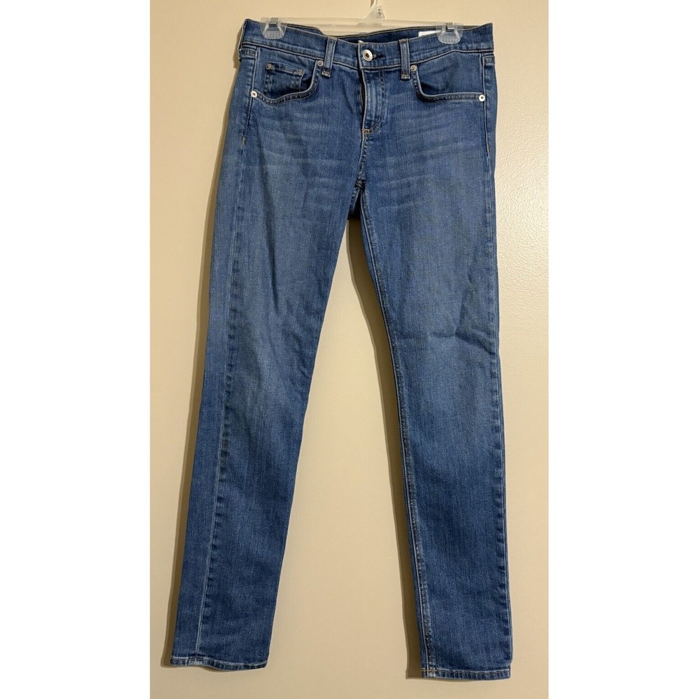 Rag And Bone Size 25 29" Inseam‎ Dre Straight Jeans Medium Wash